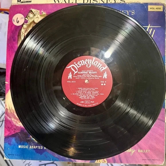 Four vintage Disney LP’s